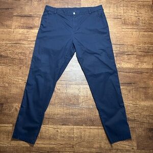 Lululemon Pants Mens 38* Blue Chino 38x33* Classic Fit Swift Cotton Commission